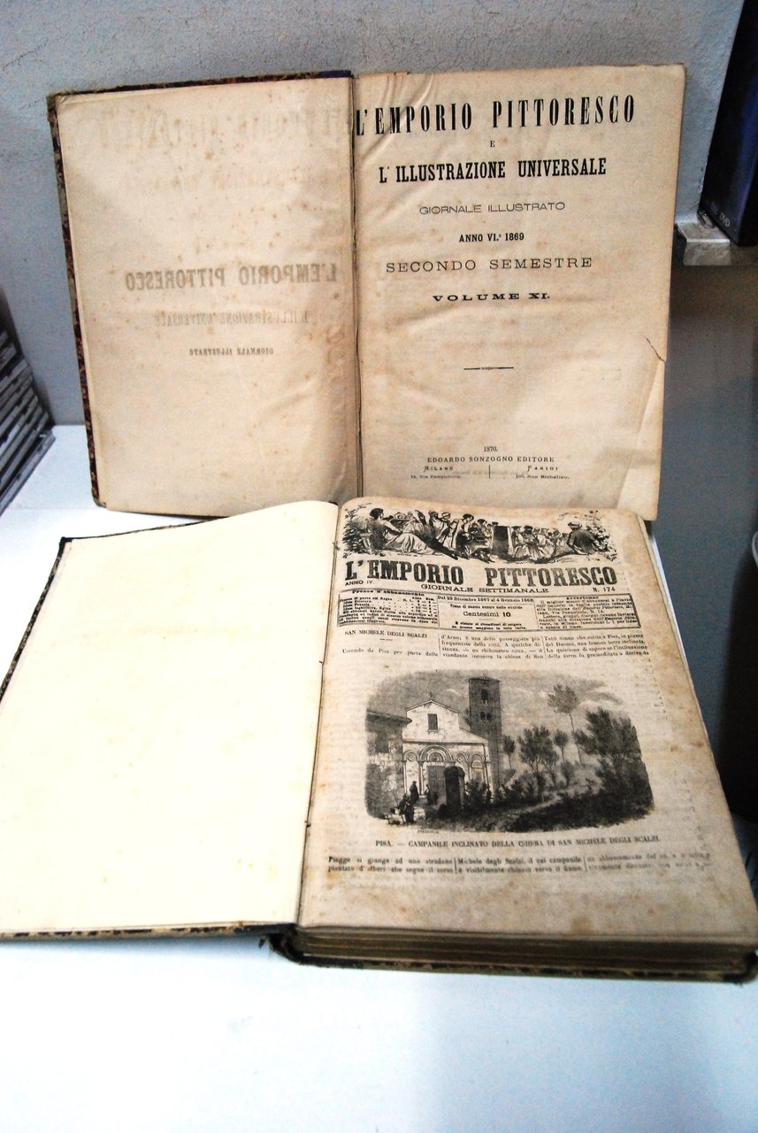 L'emporio pittoresco e l'illustrazione universale. in vendita vi sono i …
