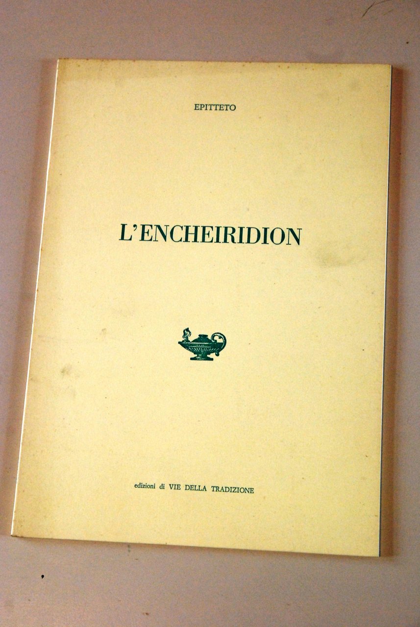 l'encheiridion a cura di pier luigi aurea NUOVISSIMO