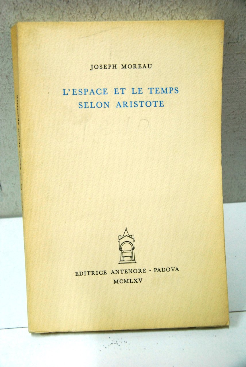 L'espace et le temps selon aristote | Immagine principale