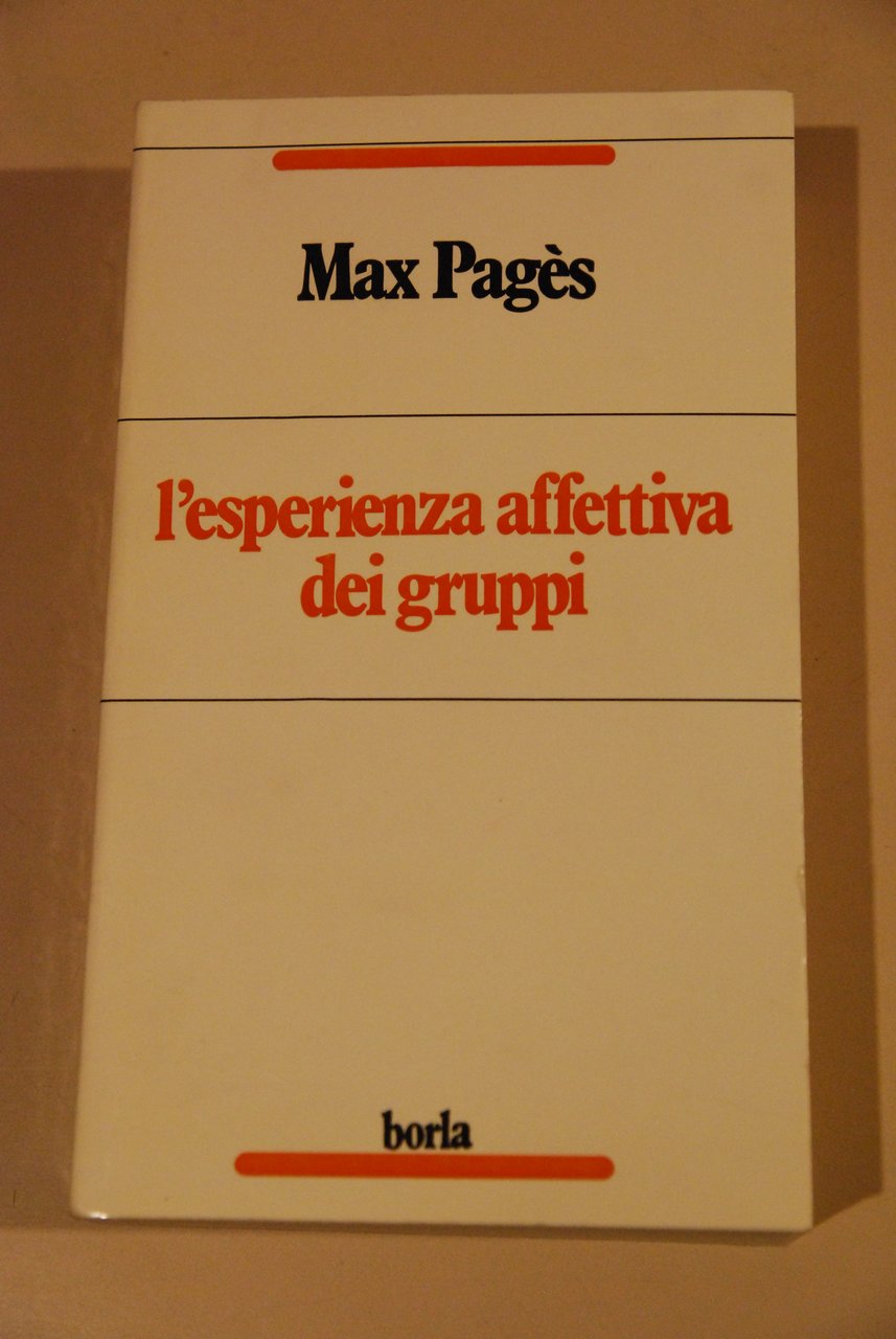 l'esperienza affettiva dei gruppi NUOVISSIMO