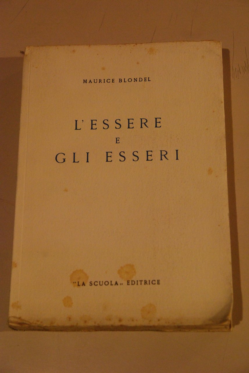 l'essere e gli esseri NUOVO