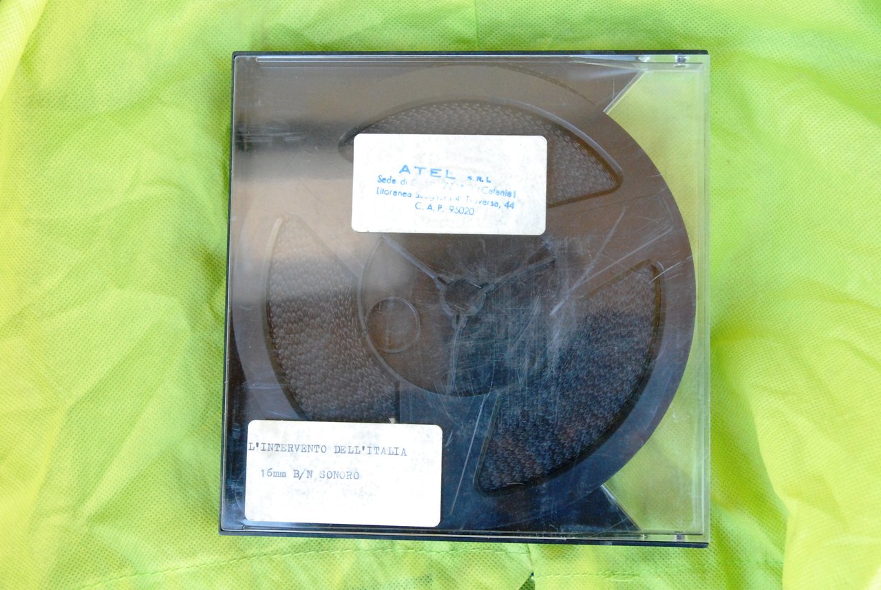 l'intervento dell'italia pellicola 16 mm audio video