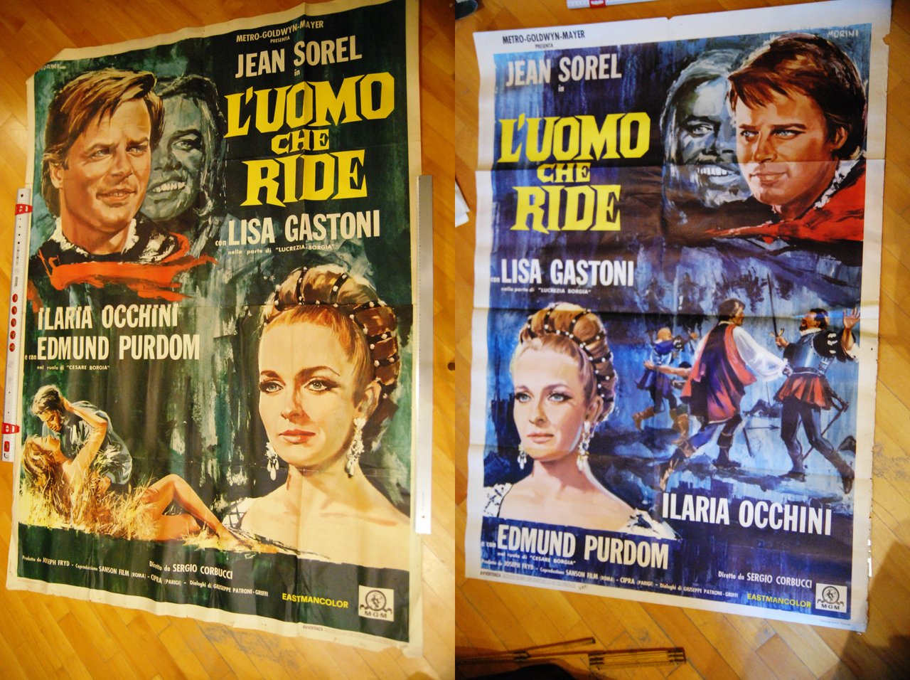 l'uomo che ride 2 poster giganti grandi