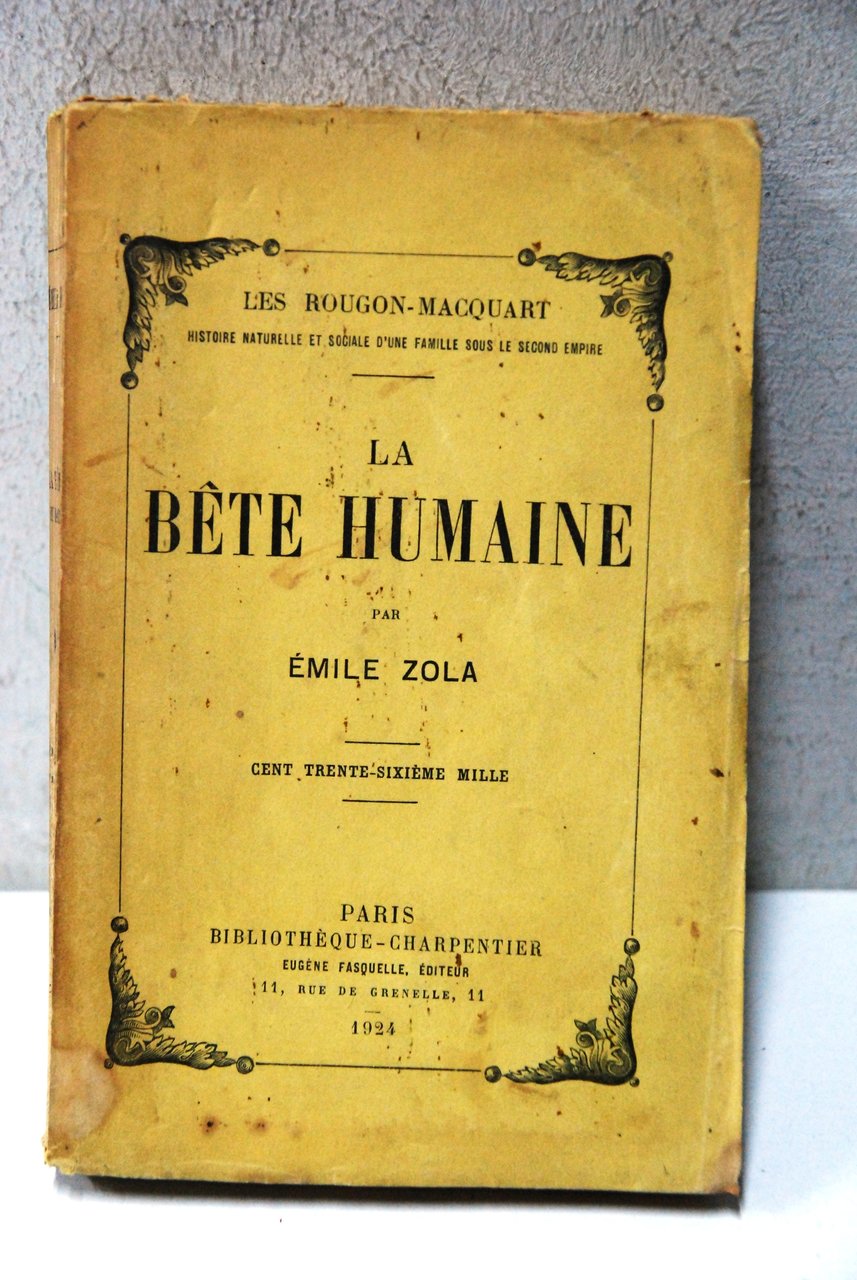 la bete humaine paris bibliotheque charpentier | Immagine principale