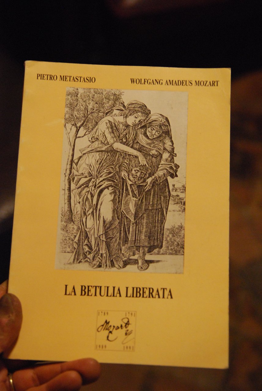 LA BETULIA LIBERATA nuovissimo