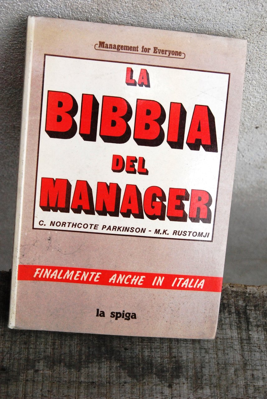 la bibbia del manager NUOVO