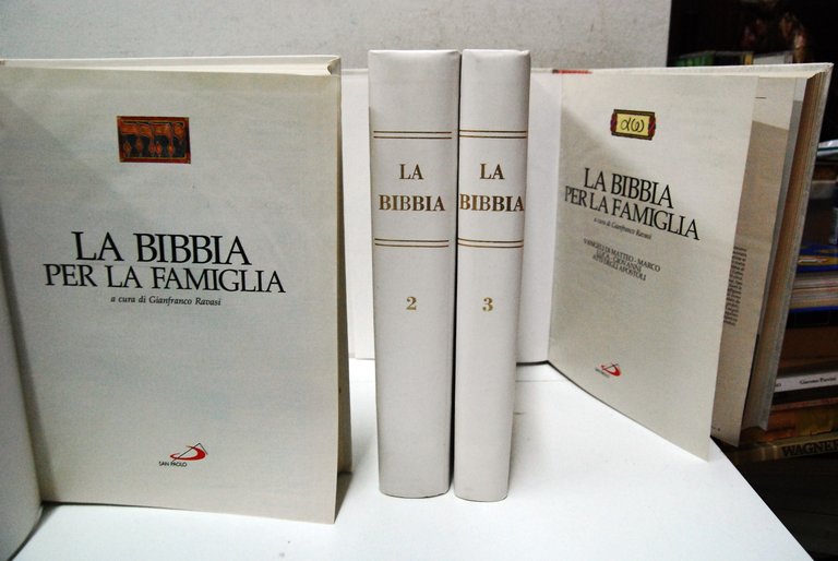 la bibbia per la famiglia vangeli matteo marco luca giovanni e atti degli apostoli 4 voll. cpl.