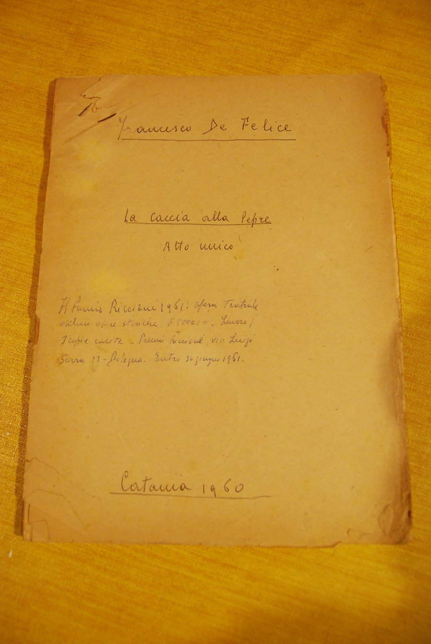 la caccia alla lepre atto unico