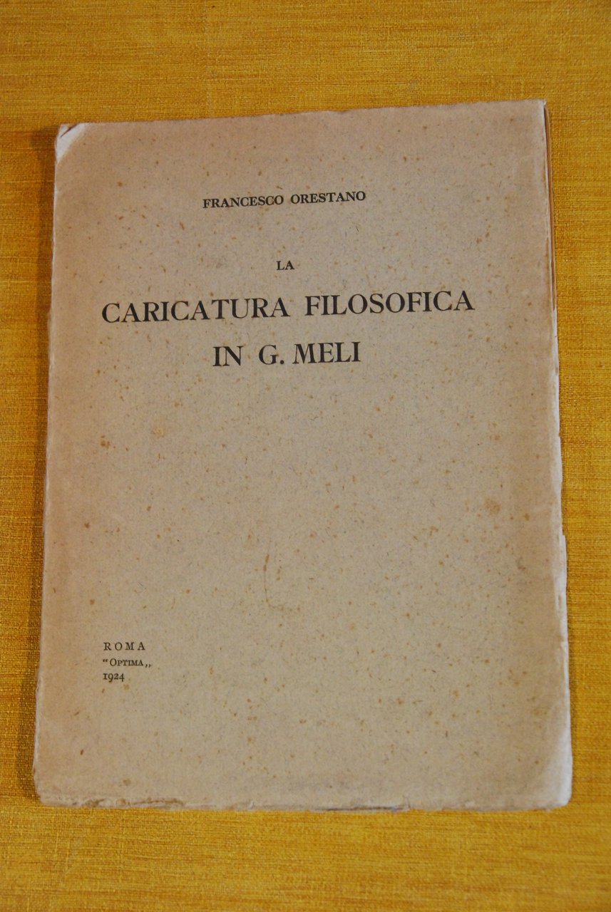 la caricatura filosofica in g. meli NUOVO