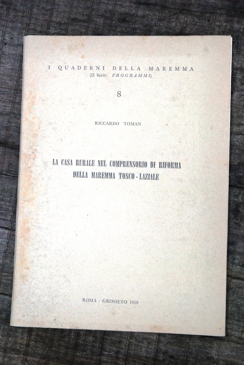 la casa rurale nel comprensorio di riforma della maremma tosco … | Immagine principale