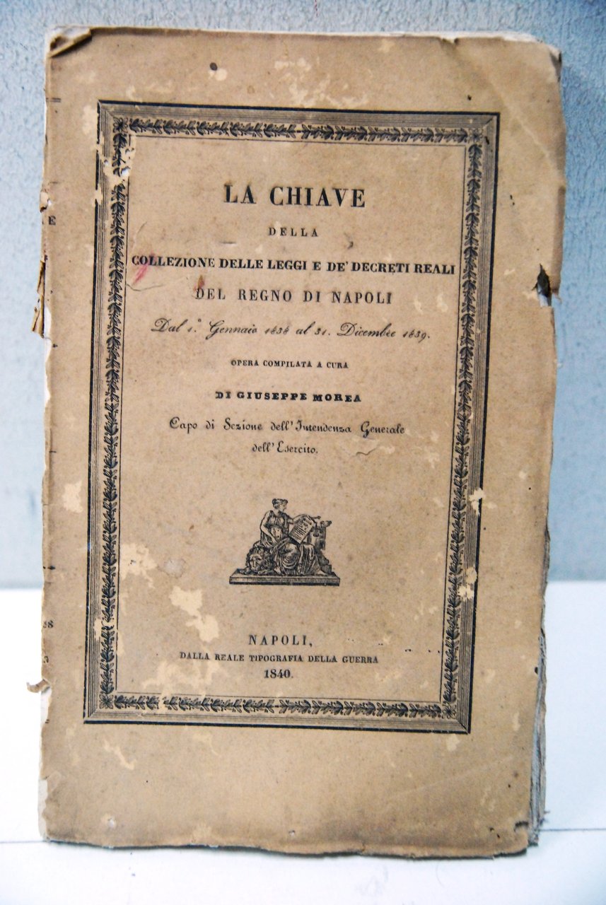 la chiave della collezione delle leggi e de decreti del … | Immagine principale
