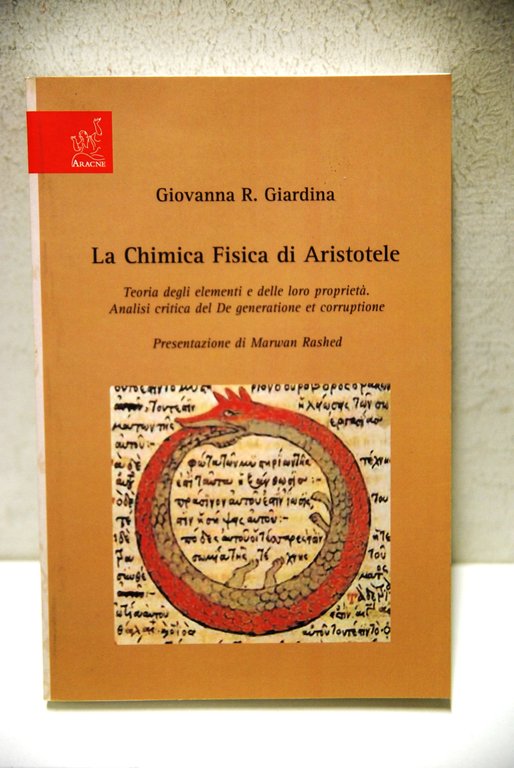 La Chimica Fisica di Aristotele