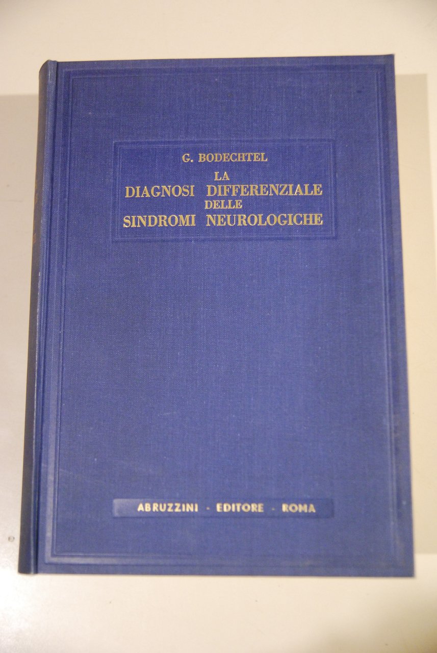 la diagnosi diagnostica differenziale delle sindromi neurologiche NUOVO