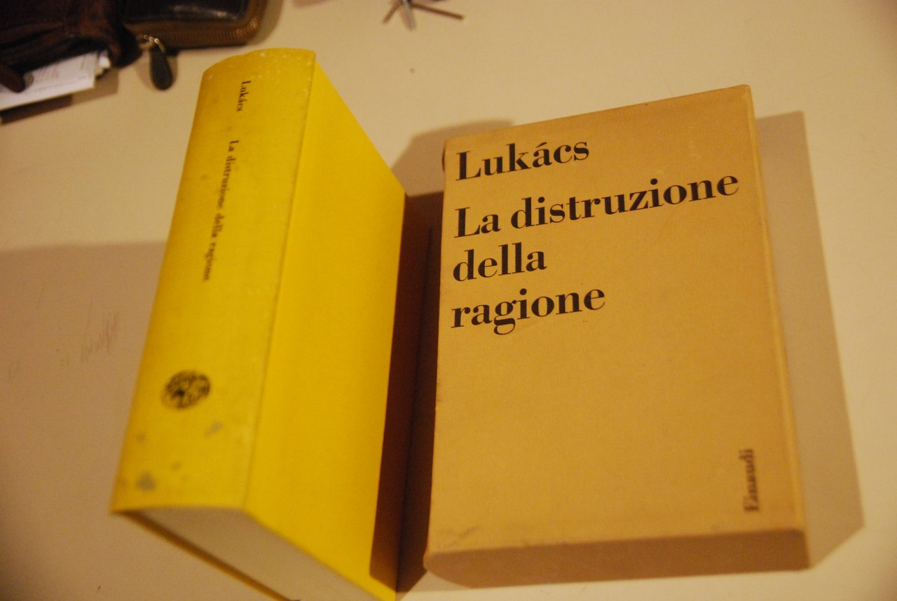 la distruzione della ragione NUOVO con cofanetto