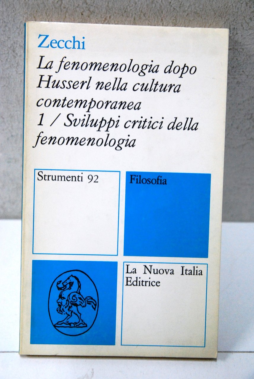 la fenomenologia dopo husserl nella cultura contemporanea 1 sviluppi critici …