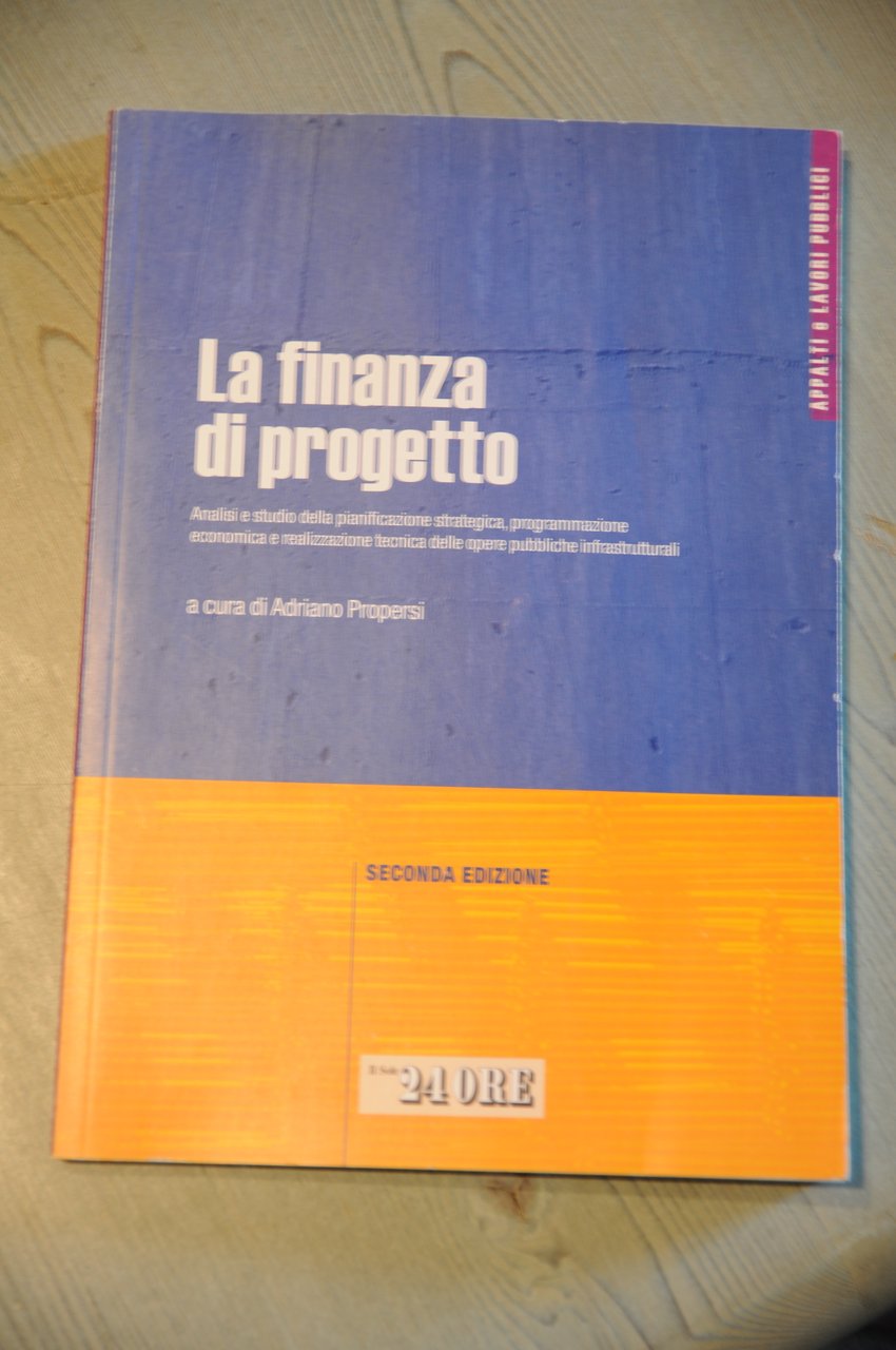 la finanza di progetto NUOVISSIMO