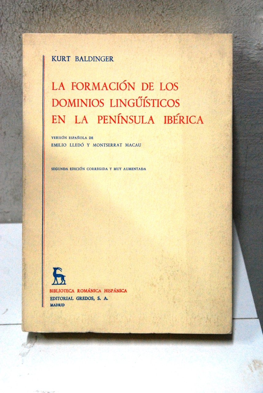 la formacion de los dominios linguisticos en la peninsula iberica … | Immagine principale