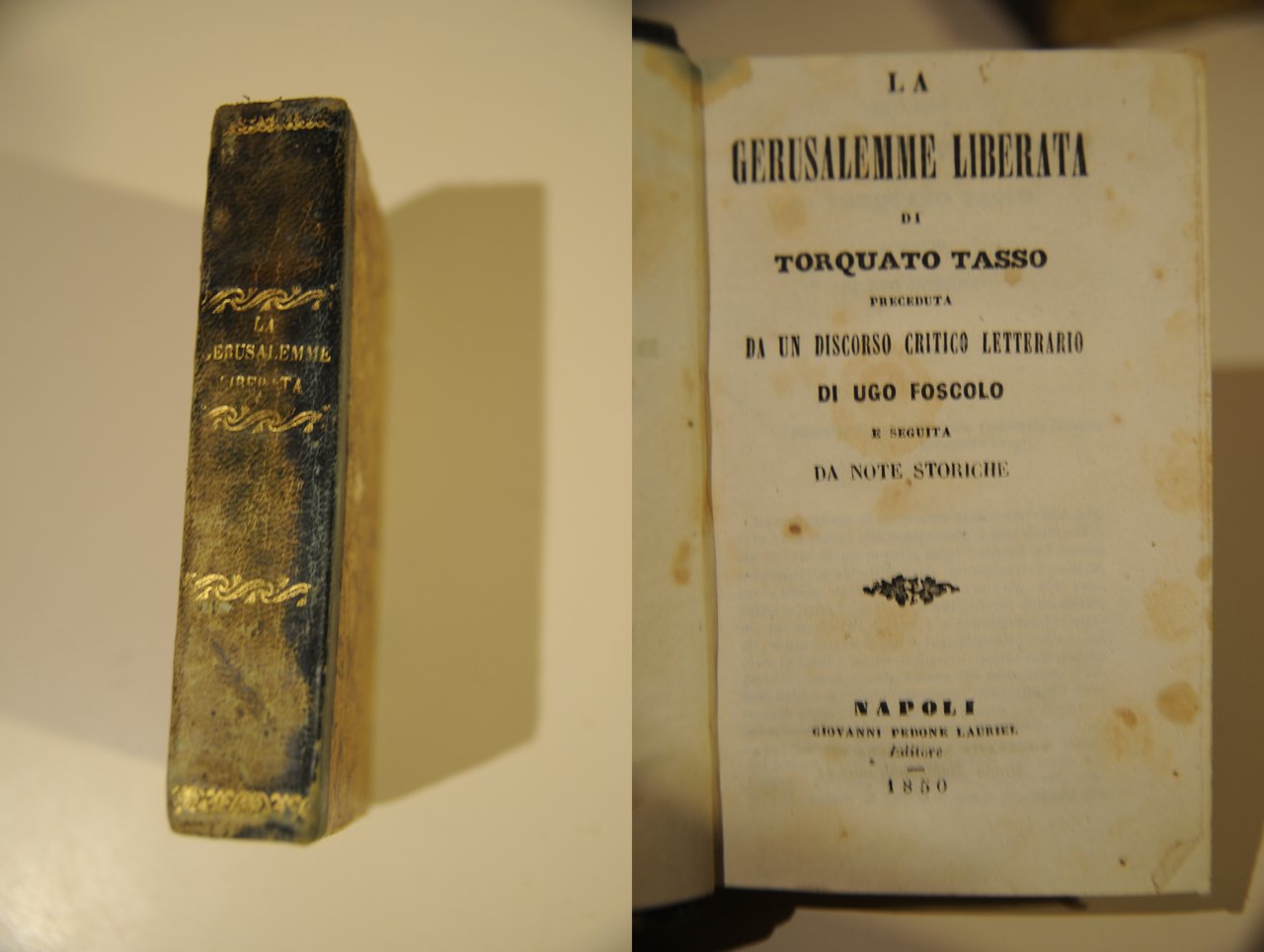 la gerusalemme liberata discorso ugo foscolo