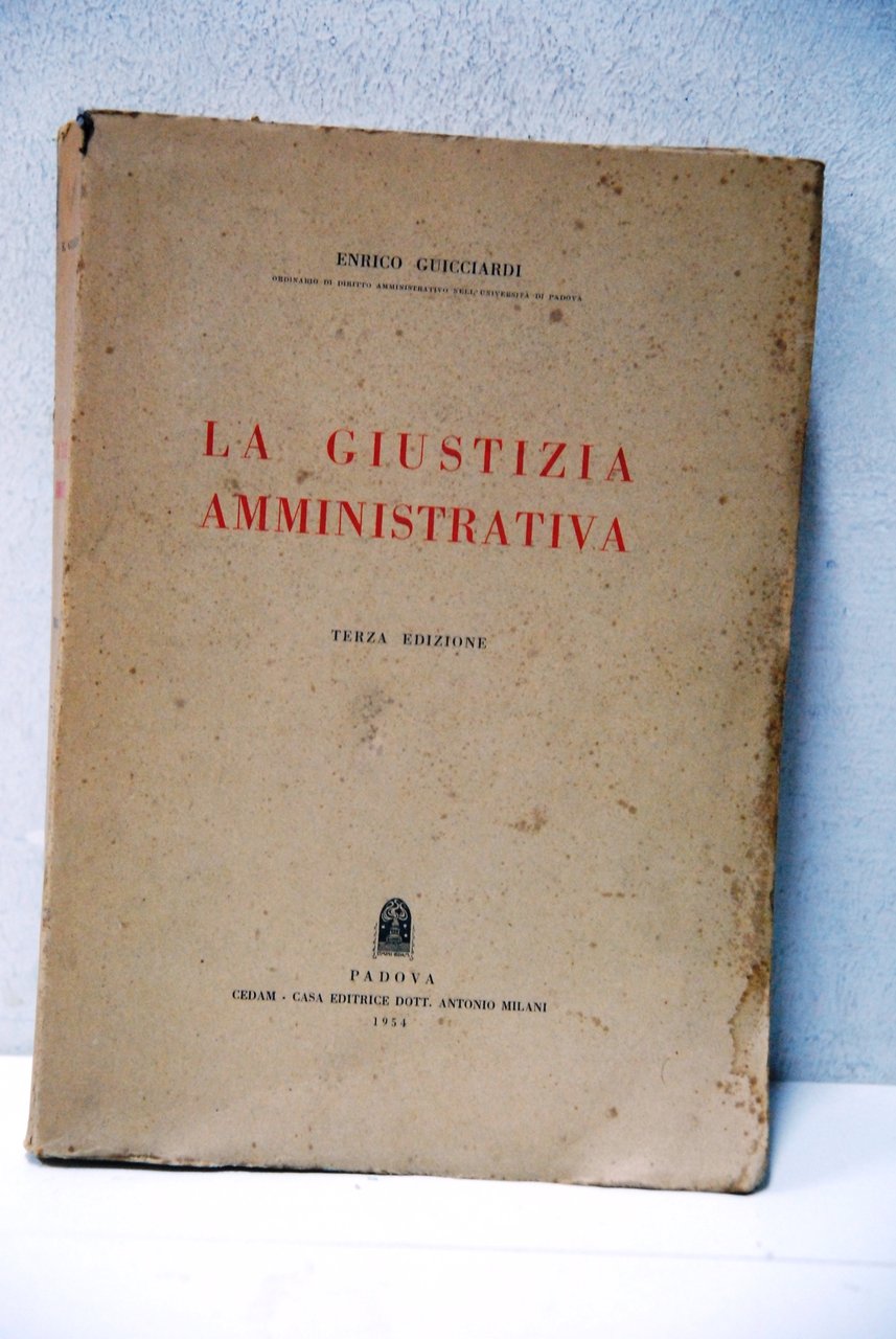 la giustizia amministrativa terza ed. | Immagine principale