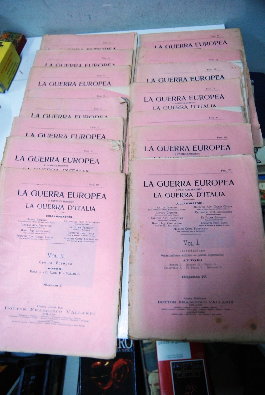 la guerra europea e particolarmente la guerra d'italia da numeri …