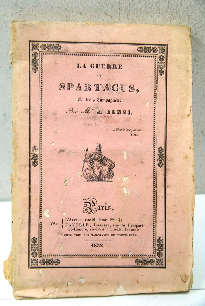 La Guerre del spartacusm en trois campagnes