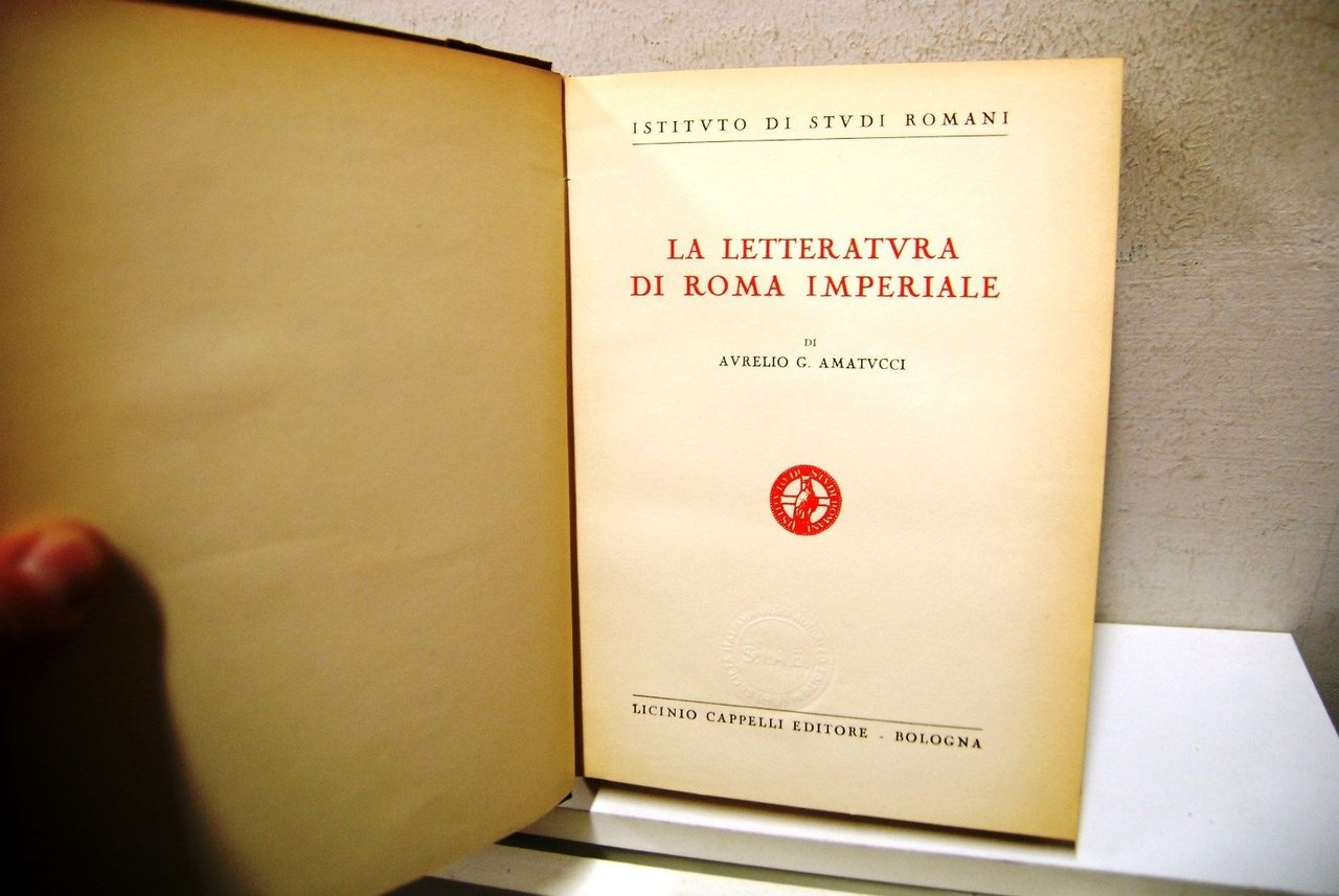 La Letteratura di Roma Imperiale | Immagine principale
