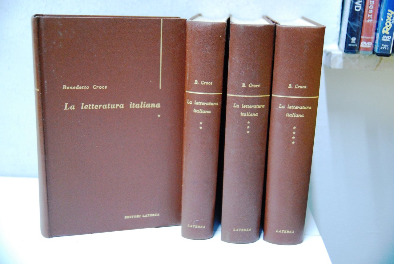 La letteratura italiana 4 vol. cpl. | Immagine principale