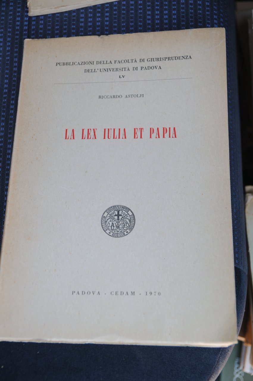 la lex julia et papia NUOVISSIMO