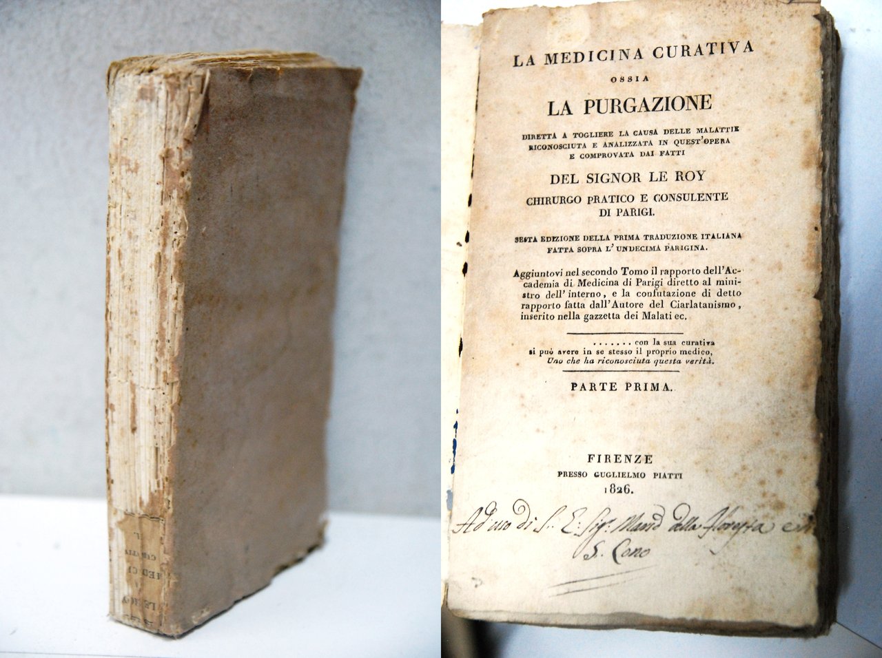 la medicina curativa ossia la purgazione sesta edizione parte prima