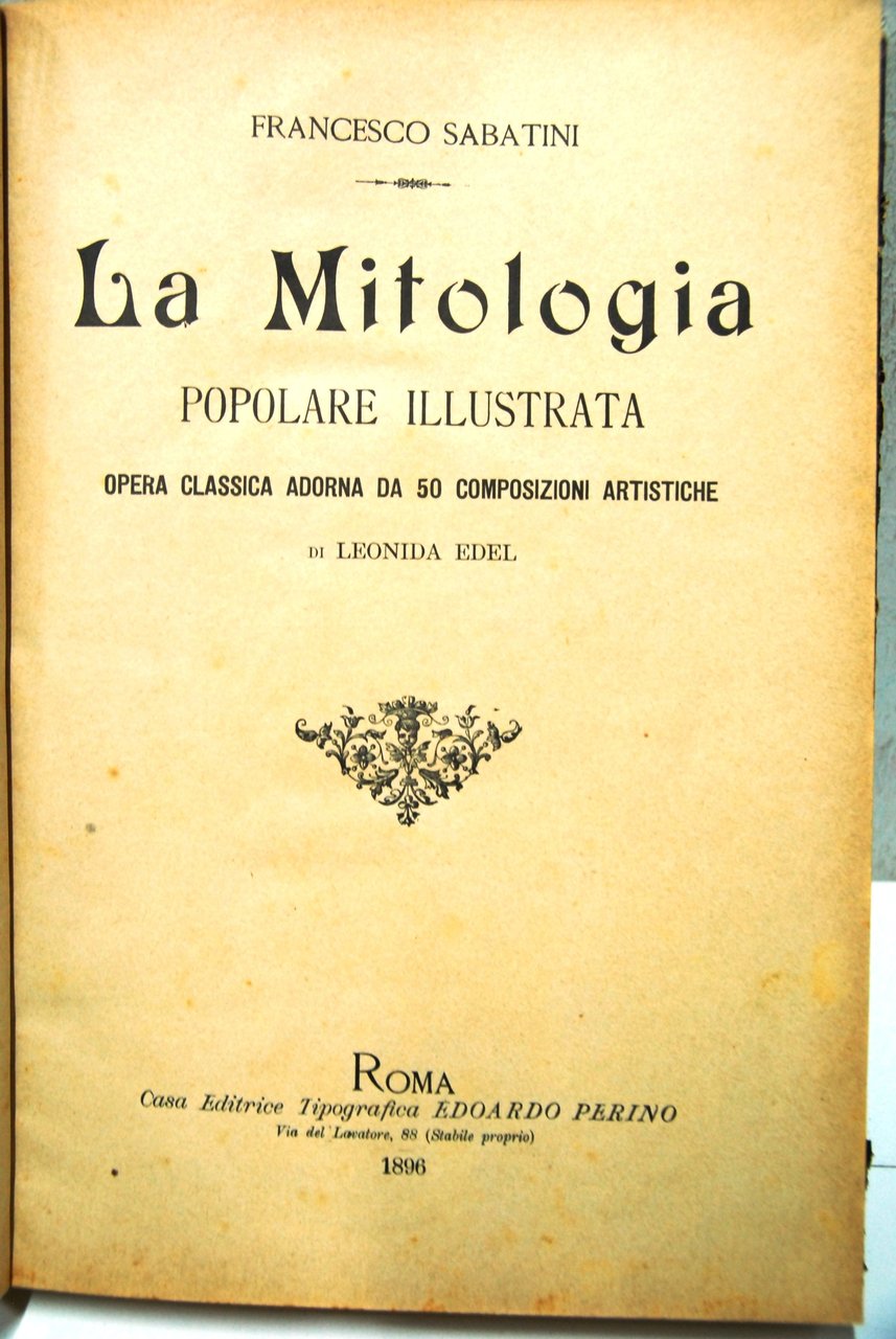 La mitologia popolare illustrata opera di leonida edel
