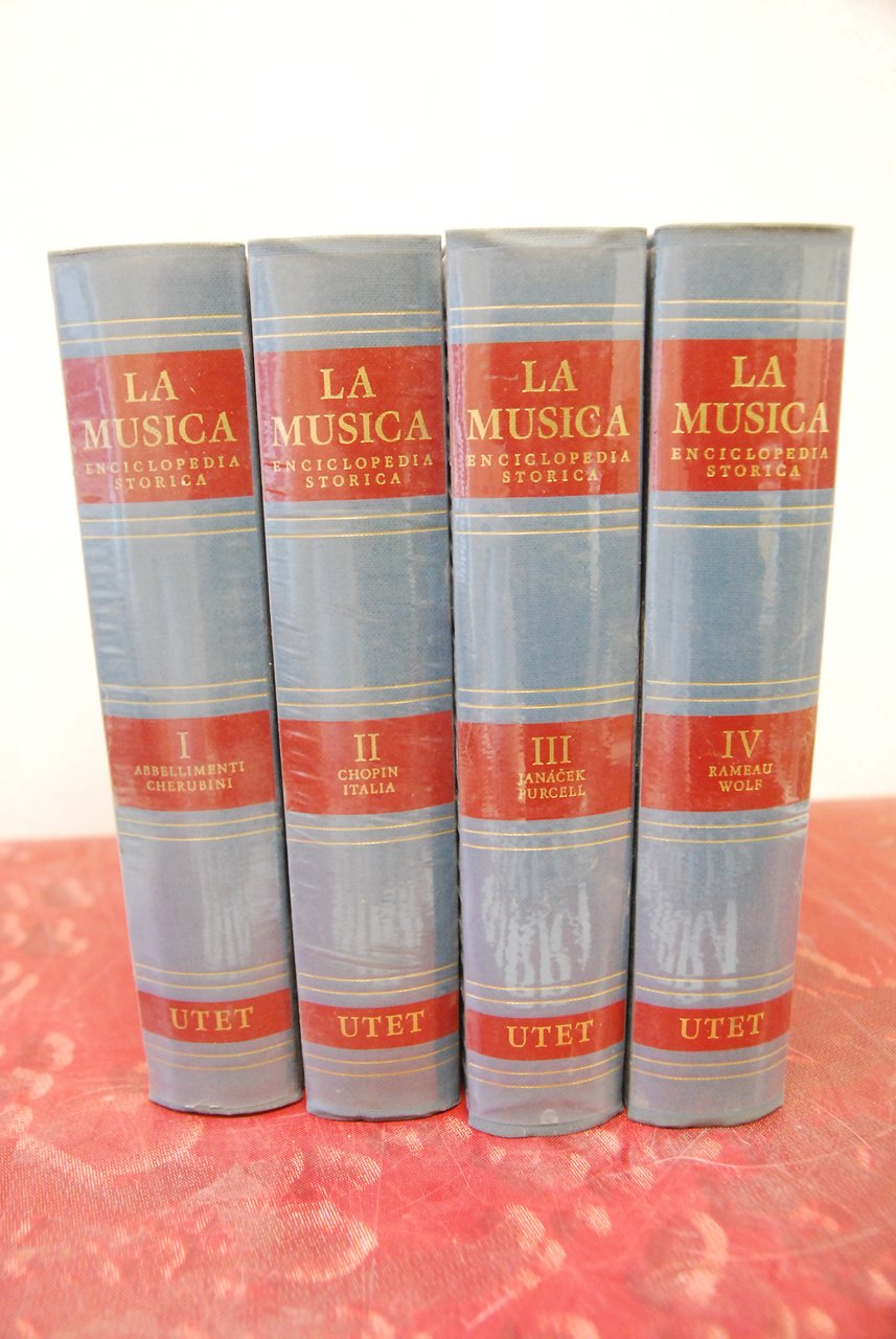 la musica enciclopedia storica 4 vol. opera cpl. NUOVI