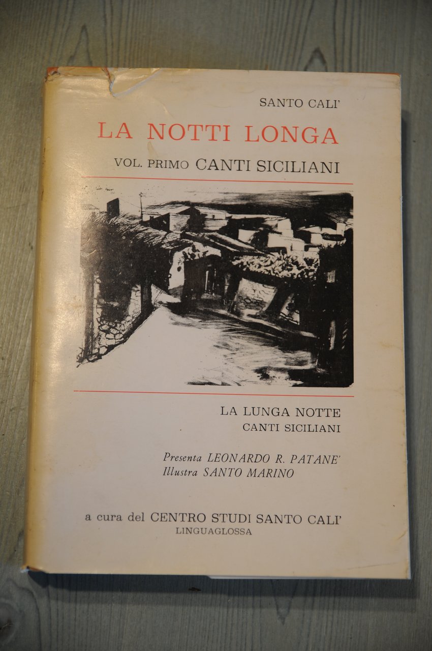 LA notti longa vol. primo canti siciliani copia 135 autografata …