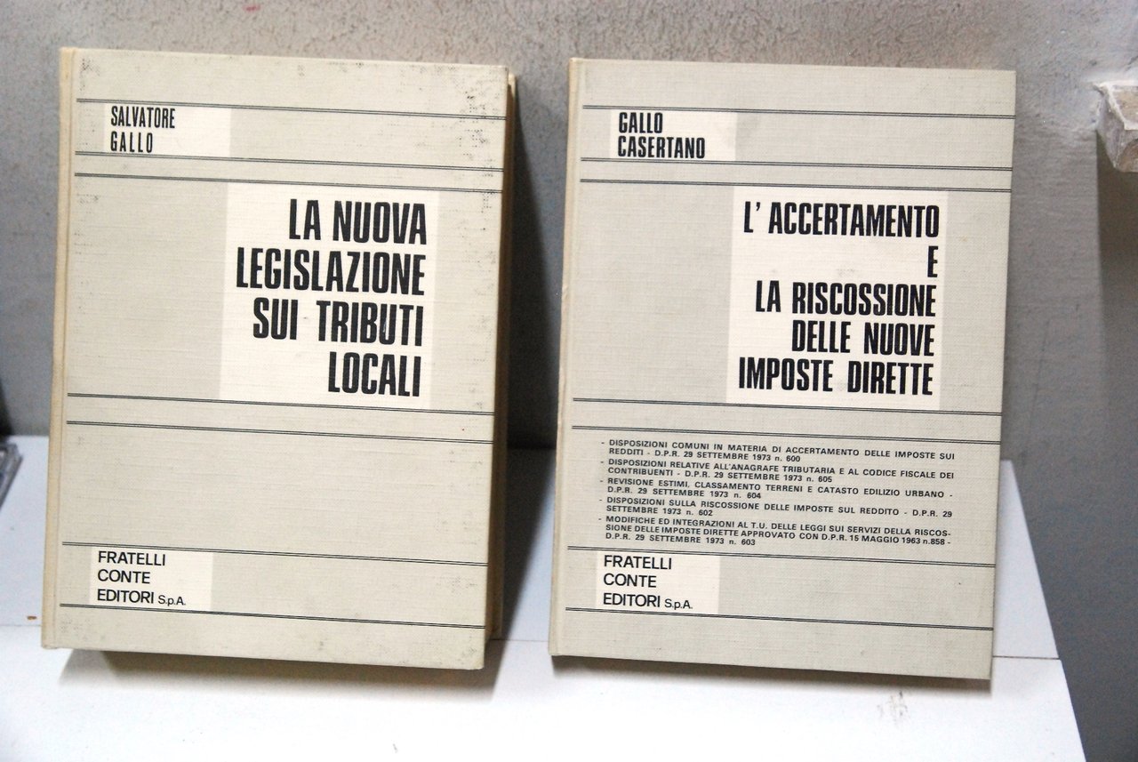 La nuova legislazione sui tributi locali + L'accertamento e la … | Immagine principale