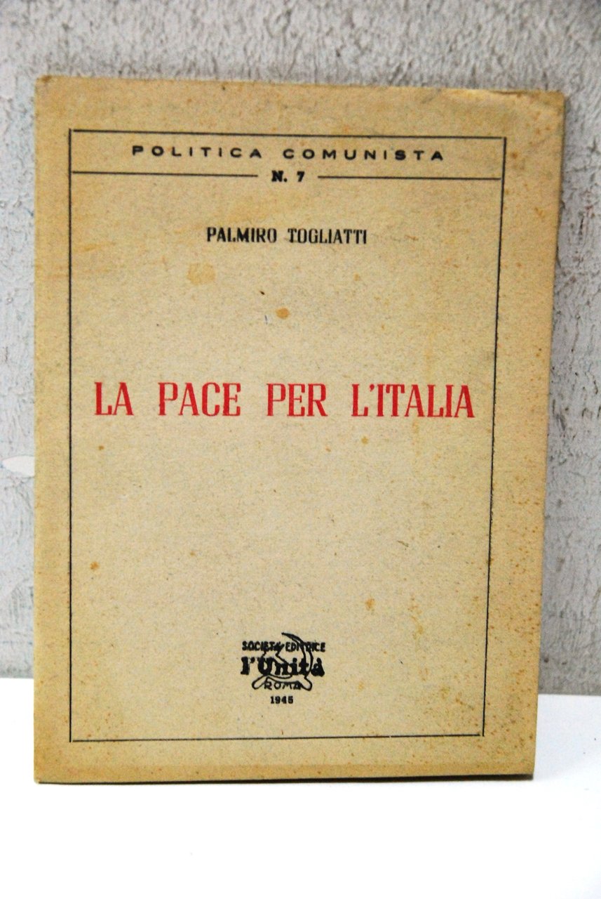 la pace per l'italia | Immagine principale