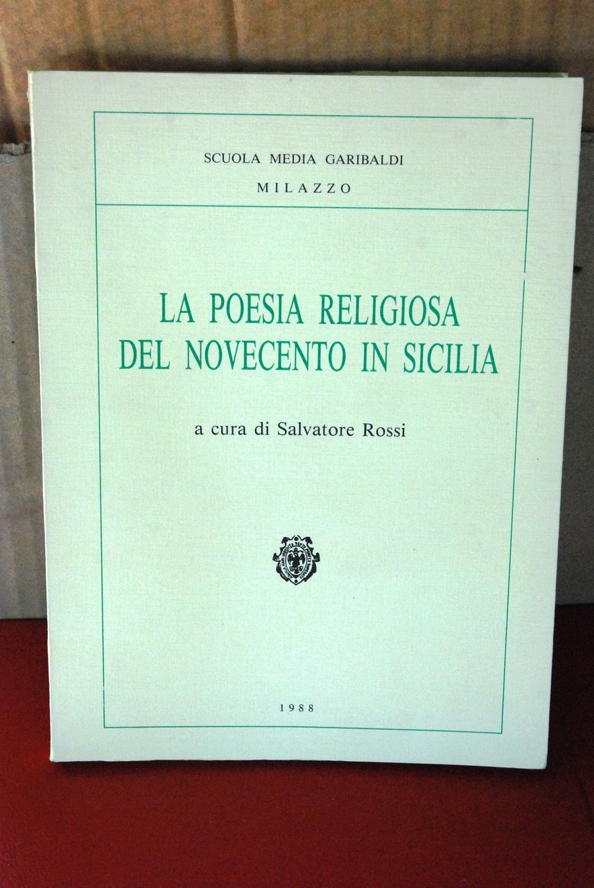 la poesia religiosa del novecento in sicilia