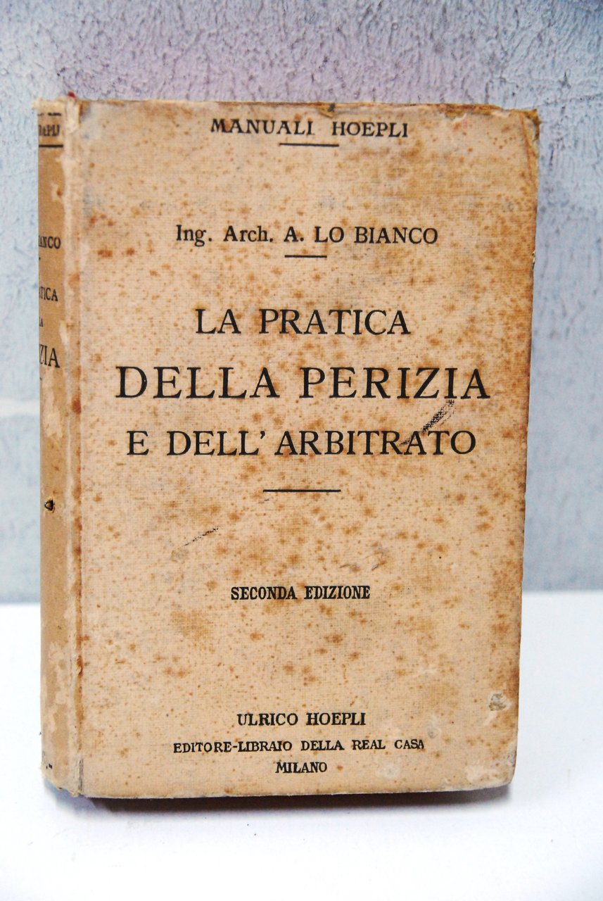 la pratica della perizia e dell'arbitrato | Immagine principale