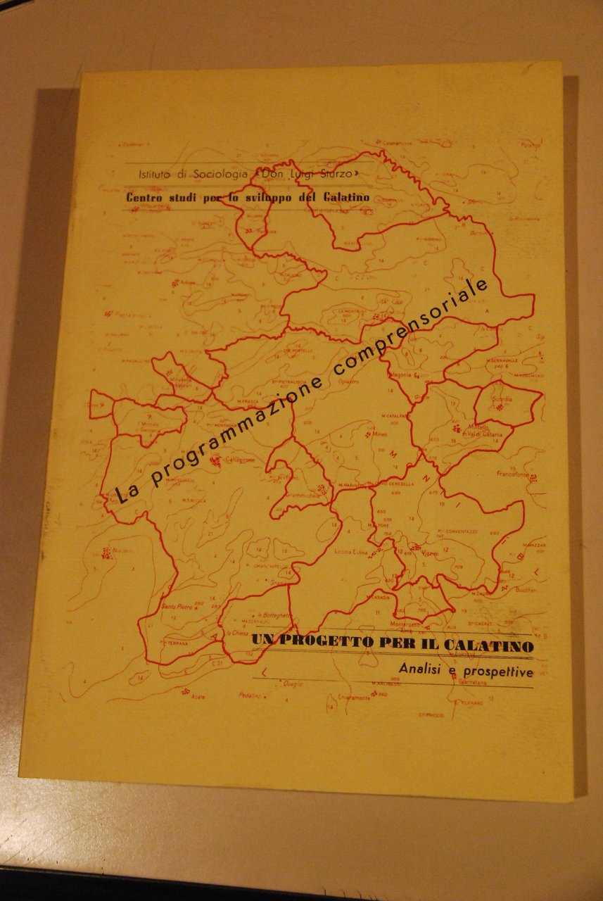 la programmazione comprensoriale un progetto per il calatino NUOVO