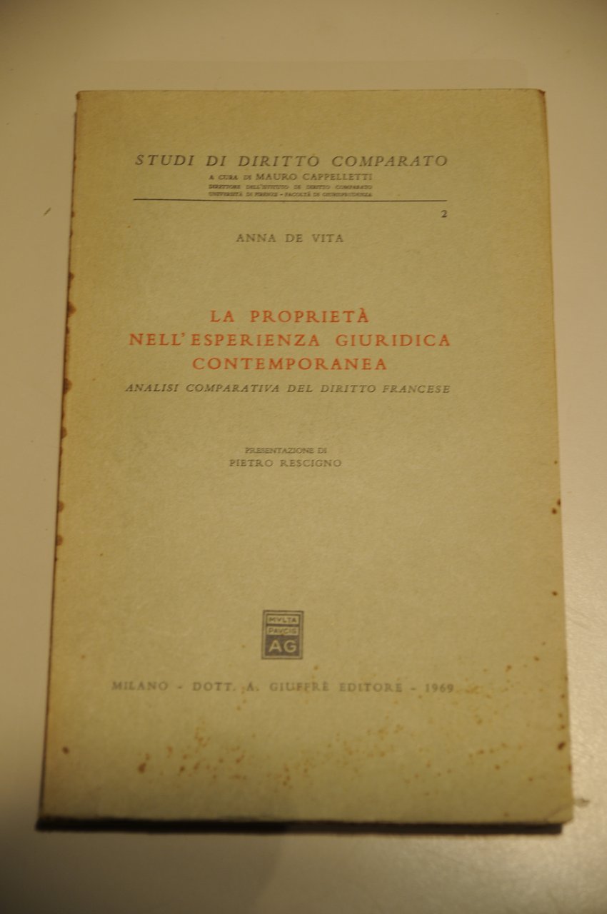 la proprietà nell'esperienza giuridica contemporanea NUOVO