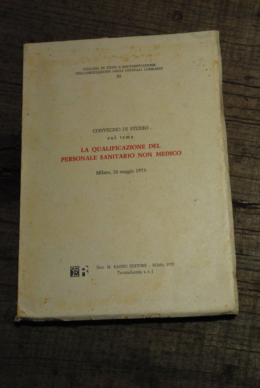 la qualificazione del personale sanitario non medico