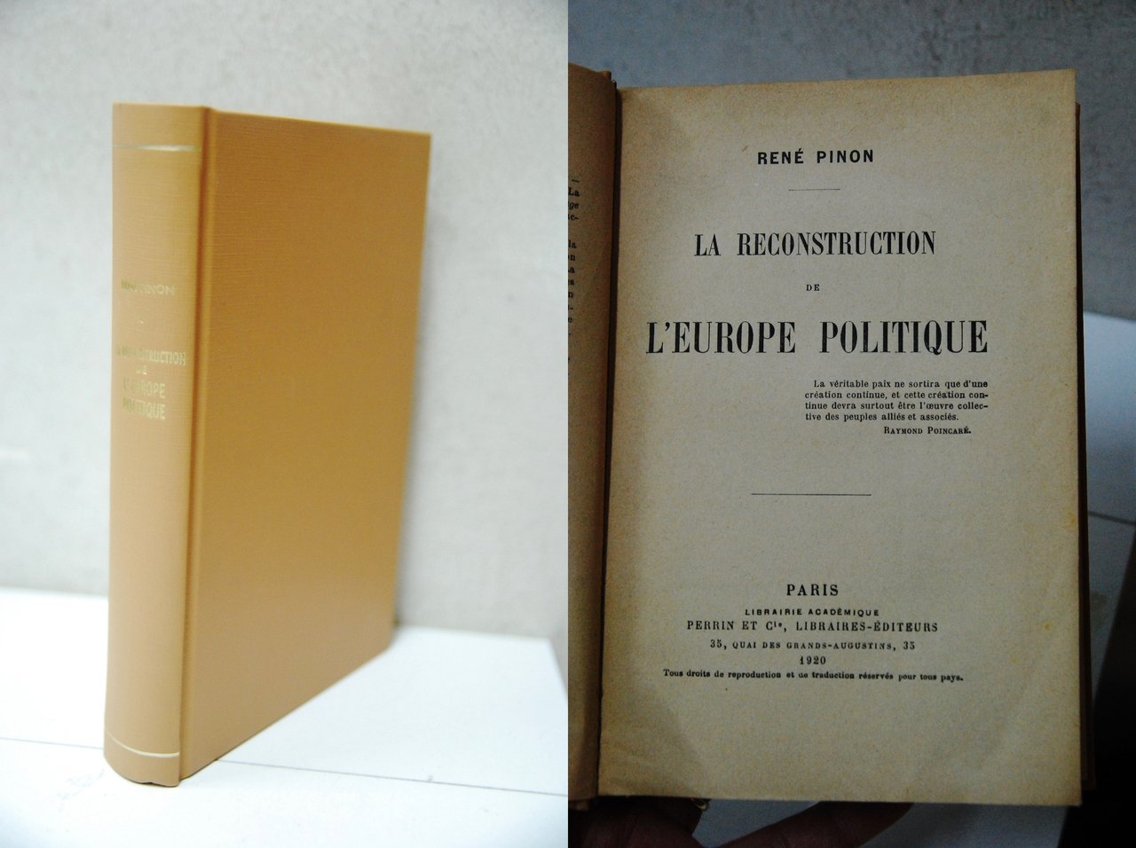 LA reconstruction de l'europe politique NEW