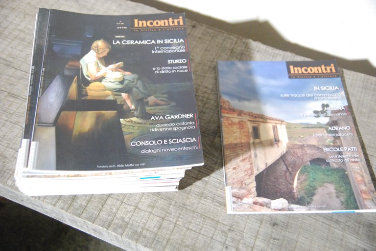 la sicilia e l'altrove numeri 5,7,9,10, 12-19, 22-30 e vol. I
