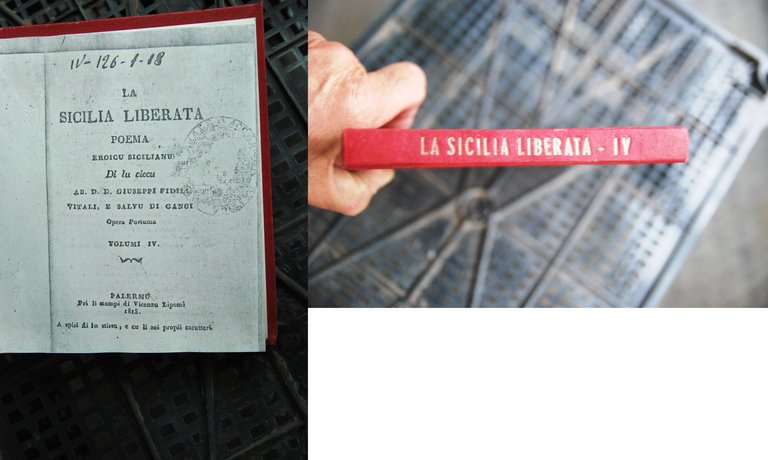 la sicilia liberata solo il volume IV IN FOTOCOPIE RILEGATE