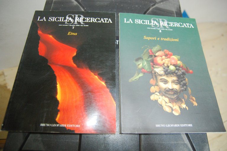 la sicilia ricercata 2 voll. etna n. 7 e sapori e tradizioni n. 5 NUOVI