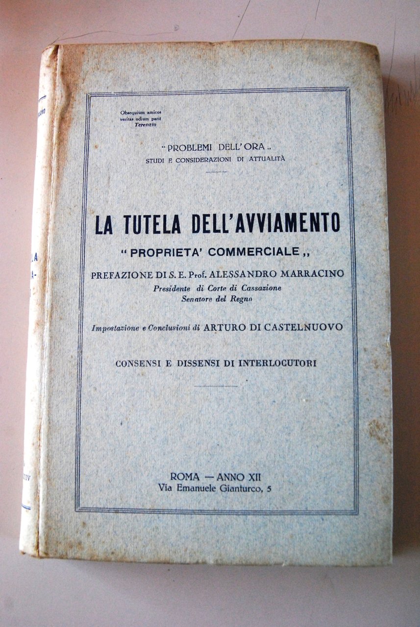 la tutela dell'avviamento proprietà commerciale alessandro marracino | Immagine principale