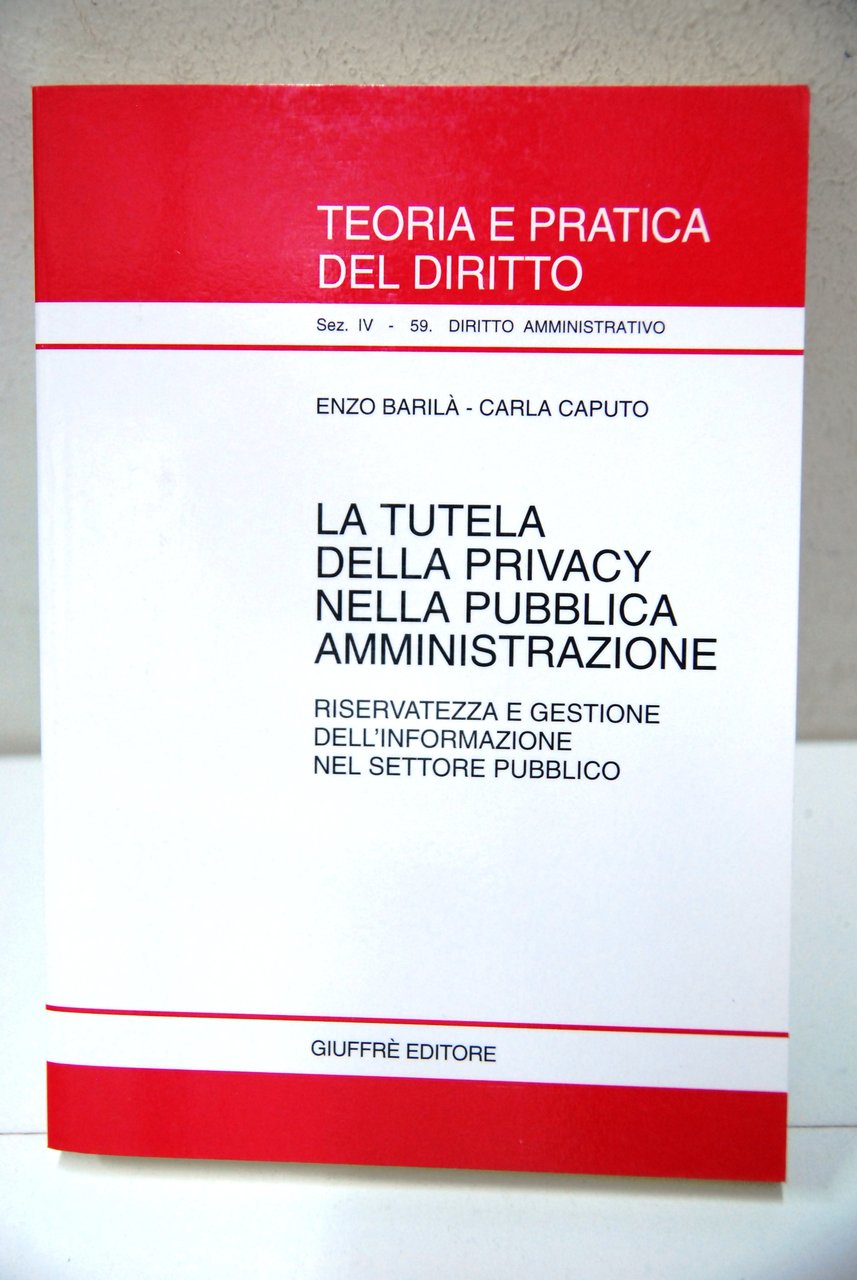 La tutela della privacy nella pubblica amministrazione