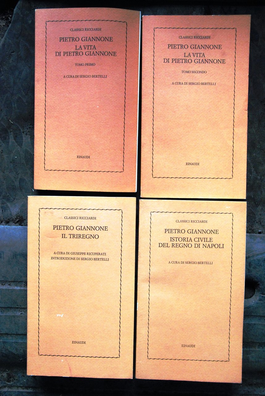 la vita di pietro giannone il triregno istoria civile del …