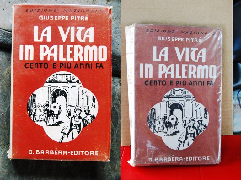la vita in palermo cento e piu' più anni fa 2 voll. NUOVI 