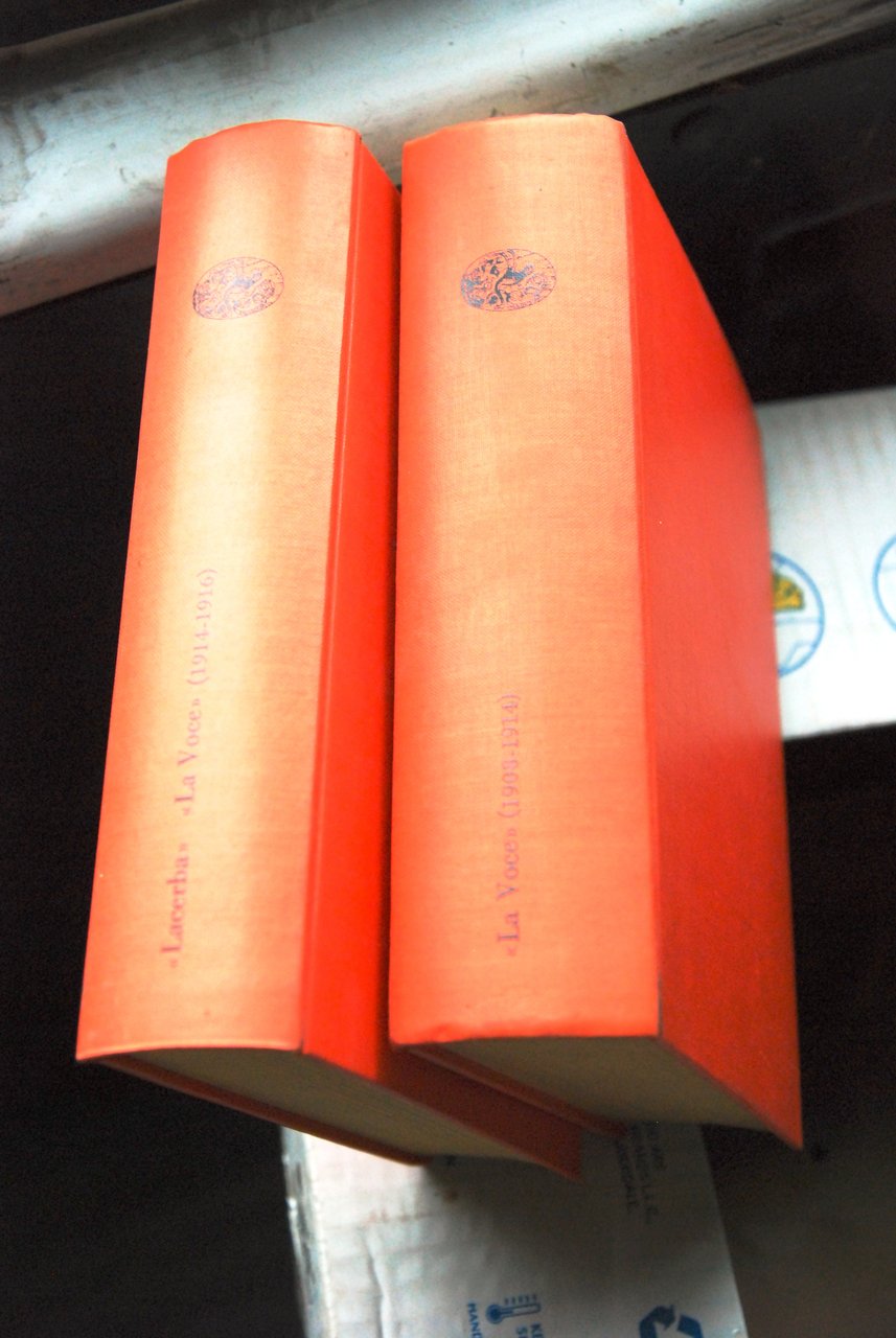 la voce 2 voll. 1908-1914 e 1914-1916 NUOVI