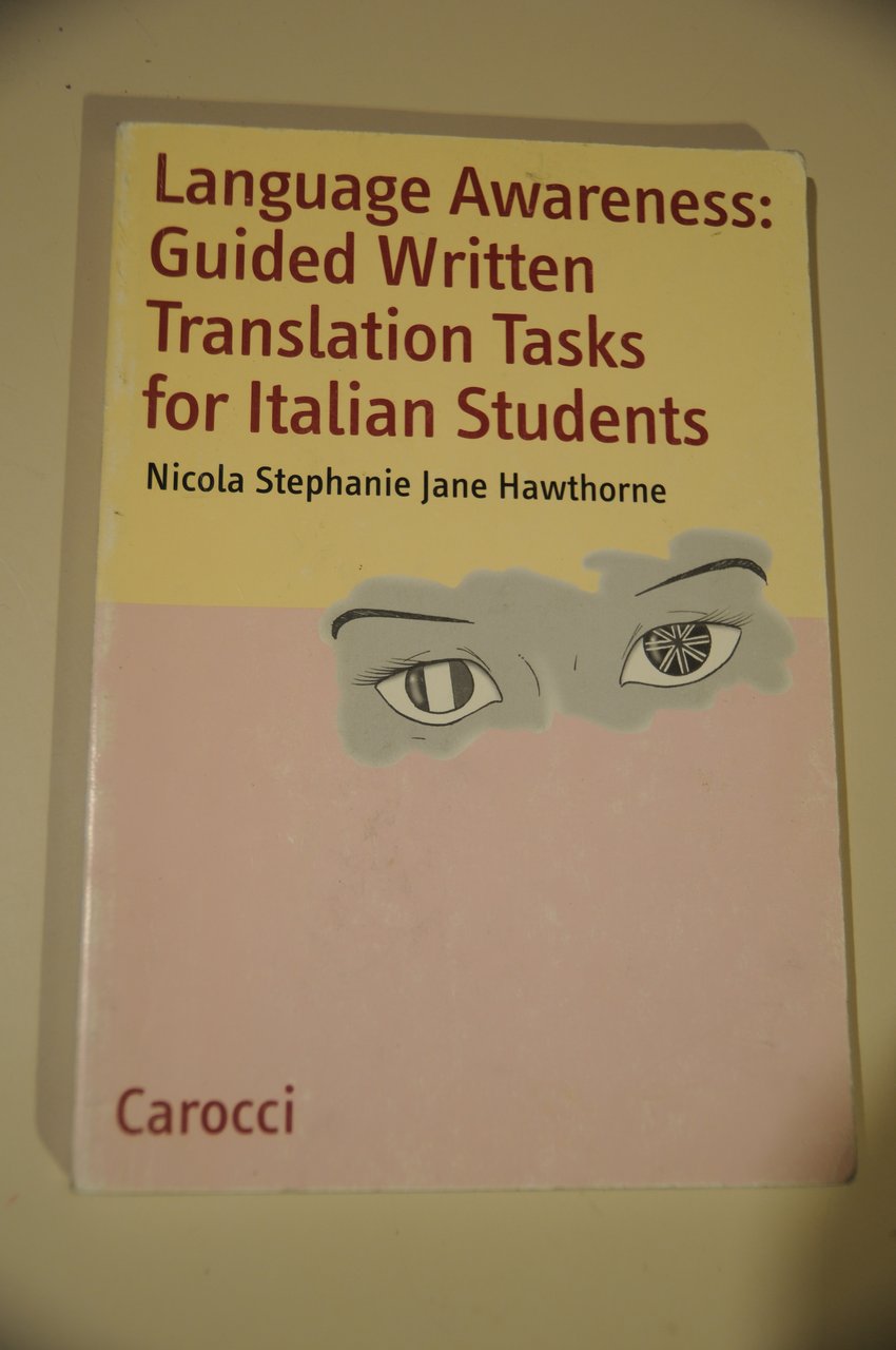 language awareness guided written translation tasks for italian students