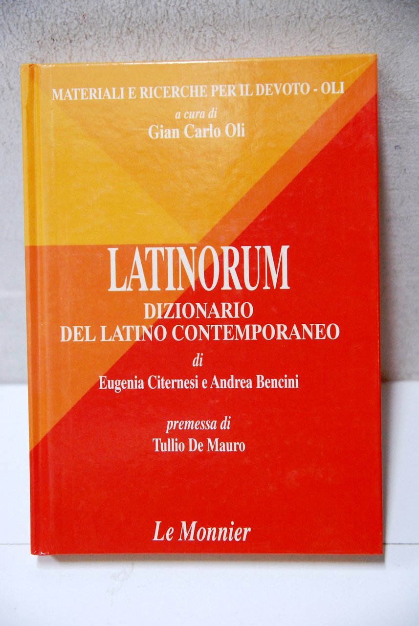 latinorum dizionario del latino contemporaneo NUOVO